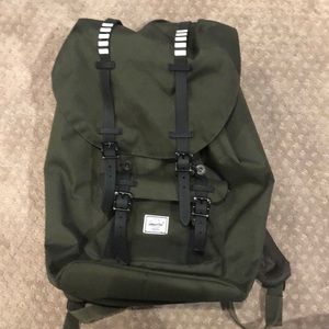 Herschel green back pack